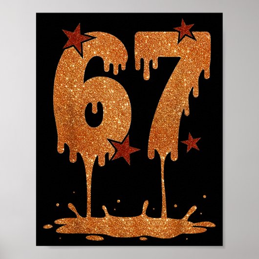 Poster Mois de l'histoire des Noirs Dripping 67 Mème cool (Devant)