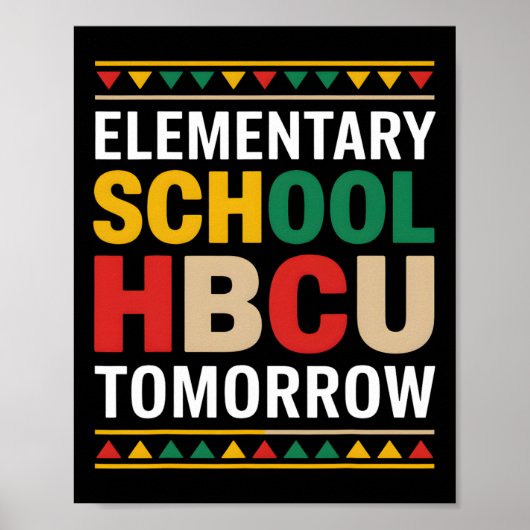 Poster Mois de l'histoire des Noirs École élémentaire Hbc (Devant)