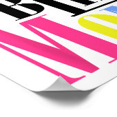 Poster Mois de l'histoire des Noirs Fête des mères afro-a (Coin)