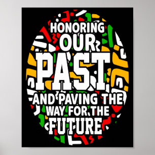 Poster Mois de l'histoire des Noirs Honneur à notre passé