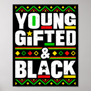 Poster Mois de l'histoire des Noirs Jeunes Talentueux Et