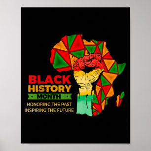 Poster Mois de l'histoire des Noirs Juneteenth fierté poi