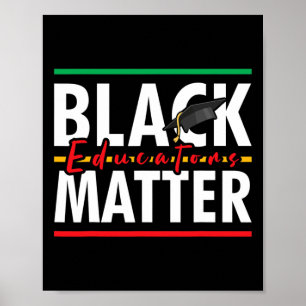 Poster Mois de l'histoire des Noirs Les éducateurs noirs