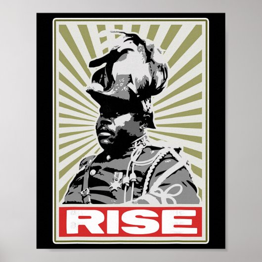Poster Mois de l'histoire des Noirs - Rise Afrocentric (Devant)