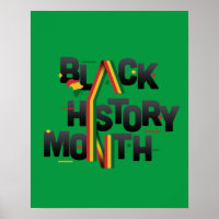 Mois de l'histoire des Noirs Ruban africain Colour