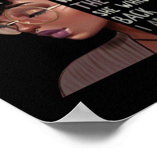 Poster Mois De L'Histoire Noire Je Suis La Tempête Forte  (Coin)