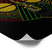 Poster Mois de l'histoire noire Masque africain (Coin)