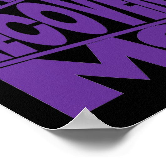 Poster Mois de récupération Conception de la typographie  (Coin)