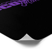 Poster Mois de récupération - Logo violet (Coin)
