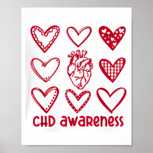 Poster Mois de sensibilisation à la cardiopathie anatomiq