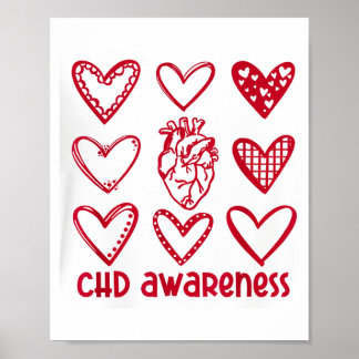 Poster Mois de sensibilisation à la cardiopathie anatomiq