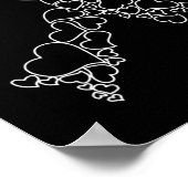 Poster Mois de sensibilisation à la leucémie cardiaque -  (Coin)