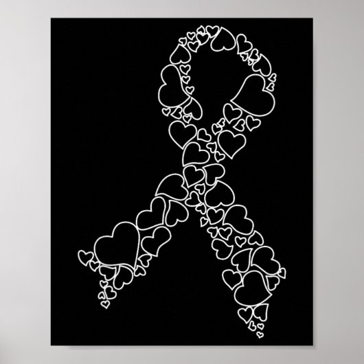 Poster Mois de sensibilisation à la leucémie cardiaque -  (Devant)