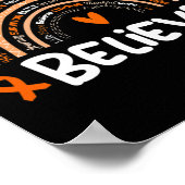 Poster Mois de sensibilisation à la leucémie leucémie (Coin)