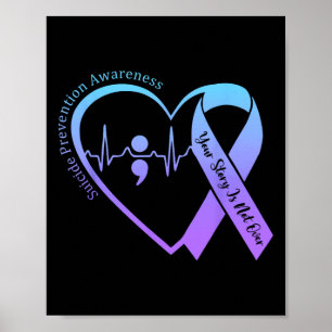 Poster Mois De Sensibilisation À La Prévention Du Suicide