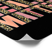 Poster Mois de sensibilisation à la santé mentale léopard (Coin)