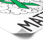 Poster Mois de sensibilisation à la santé Problèmes de sa (Coin)