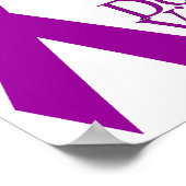 Poster Mois de sensibilisation à la violence domestique (Coin)