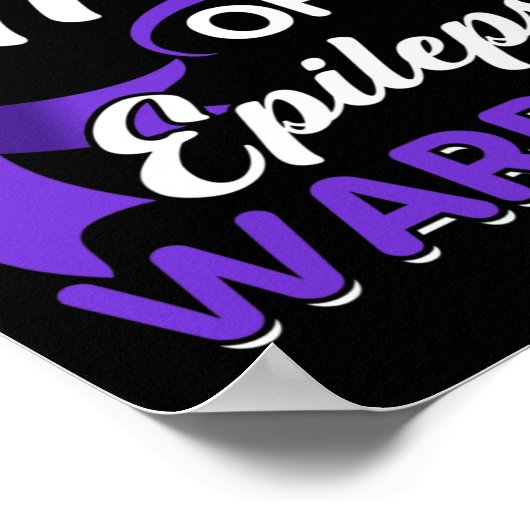 Poster Mois de sensibilisation à l'épilepsie du guerrier (Coin)