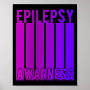 Poster Mois De Sensibilisation À L'Épilepsie En Novembre 