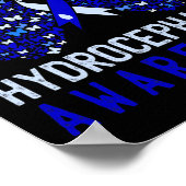 Poster Mois de sensibilisation à l'hydrocéphalie Soutien  (Coin)