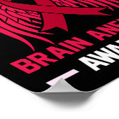 Poster Mois de sensibilisation à l'neurysme cérébral guer (Coin)