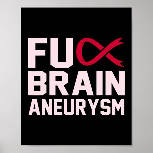 Poster Mois de sensibilisation à l'neurysme cérébral sarc (Devant)