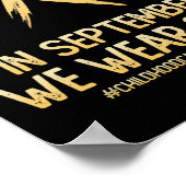 Poster Mois De Sensibilisation Au Cancer Chez L'Enfance E (Coin)