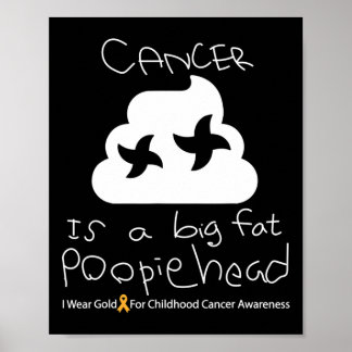 Poster Mois de sensibilisation au cancer chez l'enfant Gu