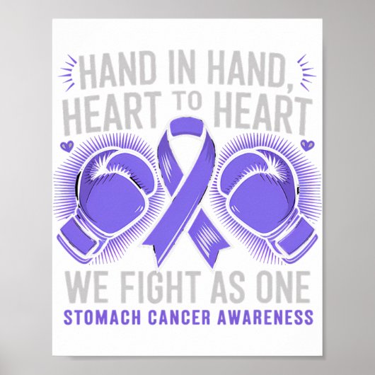 Poster Mois de sensibilisation au cancer de l'estomac Nou (Devant)