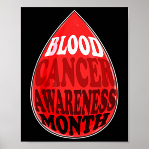 Poster Mois de sensibilisation au cancer du sang Soutien