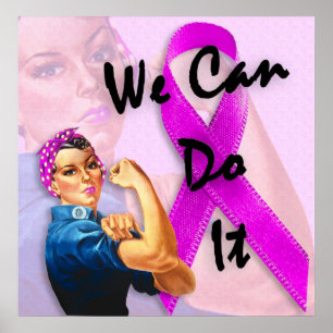 Poster Mois de sensibilisation au cancer du sein, Rosie l