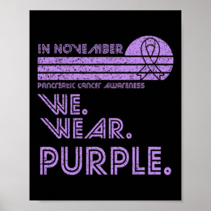 Poster Mois de sensibilisation au cancer pancréatique nov