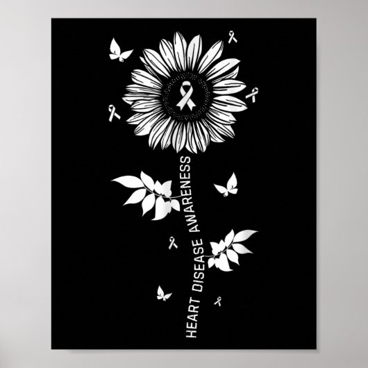 Poster Mois de sensibilisation aux maladies cardiaques (Devant)