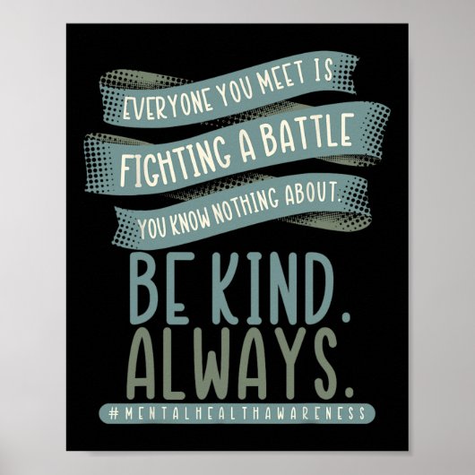 Poster Mois de sensibilisation aux maladies mentales Mois (Devant)