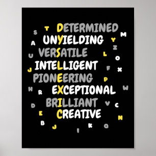 Poster Mois De Sensibilisation Avec Signification
