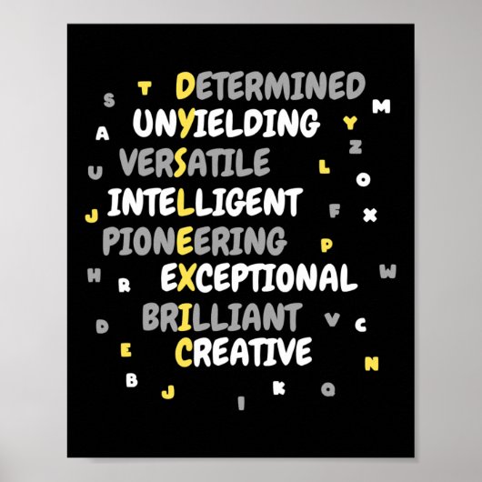 Poster Mois De Sensibilisation Avec Signification (Devant)