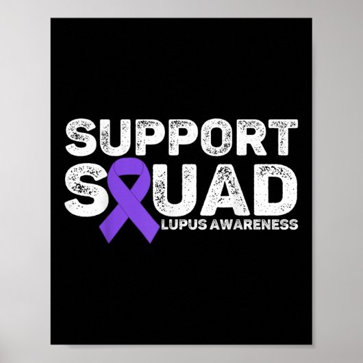 Poster Mois De Sensibilisation De L'Escadron Lupus Pour L (Devant)