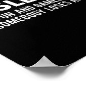 Poster Mois de sensibilisation Drôle Dyslexique Citation (Coin)