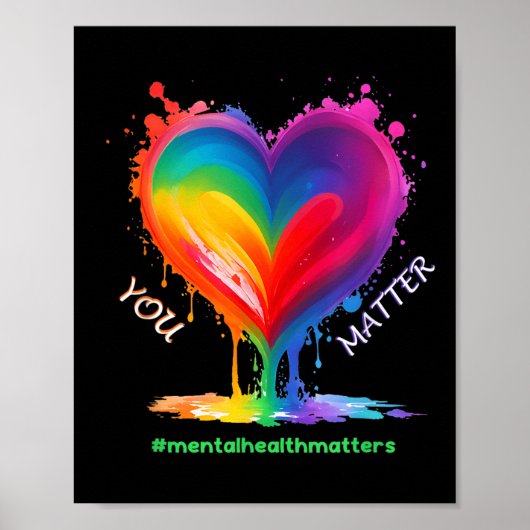 Poster Mois De Sensibilisation En Santé Mentale Pour Les  (Devant)
