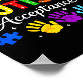Poster Mois de sensibilisation et d'acceptation de l'auti (Coin)