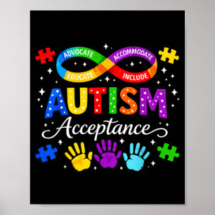 Poster Mois de sensibilisation et d'acceptation de l'auti