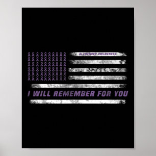 Poster Mois de sensibilisation I End Purple Ribbon Elepha