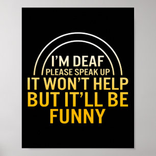 Poster Mois de sensibilisation Je suis Sourd S'il vous pl