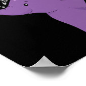 Poster Mois de sensibilisation Je termine le ruban violet (Coin)