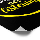 Poster Mois De Sensibilisation Sans Écouter Asl Lang (Coin)