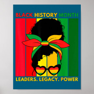 Poster mois d'histoire des Noirs afro-américain