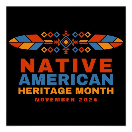 Poster Mois du patrimoine amérindien 2025 (Devant)