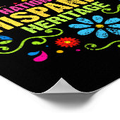 Poster Mois du patrimoine hispanique Tous les pays Mains (Coin)