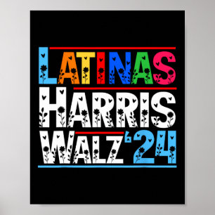 Poster Mois Hispanique De L'Héritage Latinas Florales Pou